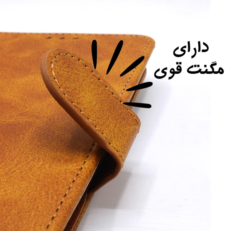 کیف کلاسوری مدل Grise مناسب برای گوشی موبایل شیائومی Redmi Note 11 Pro Plus به همراه بندآویز
