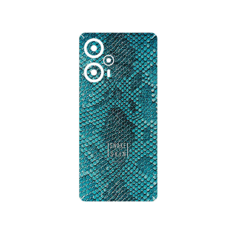 برچسب پوششی ماهوت مدل Blue Snake Skin مناسب برای گوشی موبایل شیائومی Poco F5