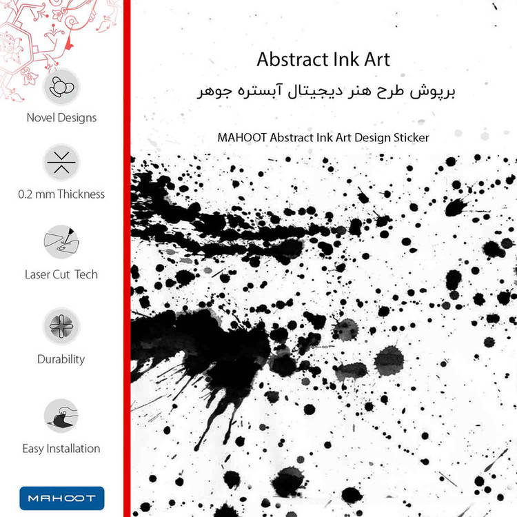 برچسب پوششی ماهوت مدل Abstract Ink Art مناسب برای گوشی موبایل سامسونگ Galaxy Note 10 Plus