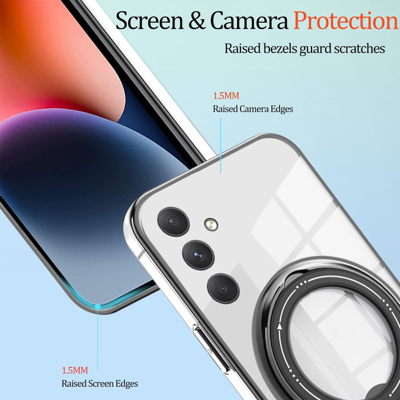 کاور موکولو مدل Ring Stand Strap مناسب برای گوشی موبایل سامسونگ Galaxy A15 به همراه بند