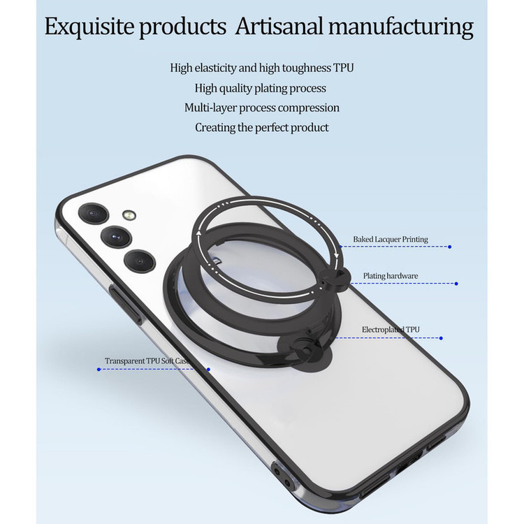 کاور موکولو مدل Ring Stand Strap مناسب برای گوشی موبایل سامسونگ Galaxy A15 به همراه بند