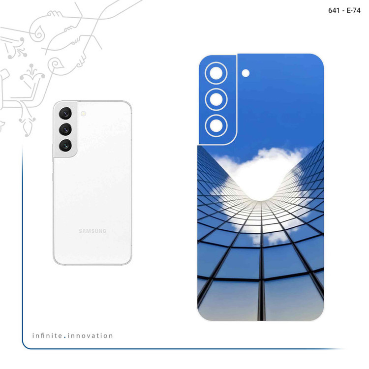 برچسب پوششی ماهوت مدل Glass skyscraper مناسب برای گوشی موبایل سامسونگ Galaxy S22 5G