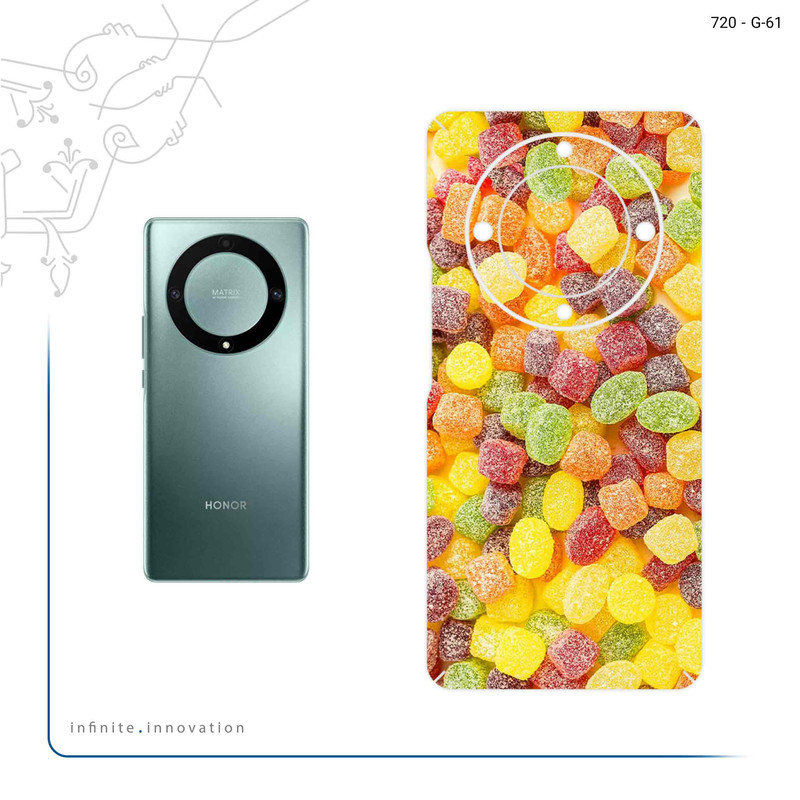 برچسب پوششی ماهوت مدل Gummi candy 2 مناسب برای گوشی موبایل آنر X9a