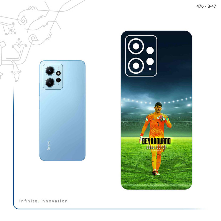 برچسب پوششی ماهوت مدل Alireza Beiranvand مناسب برای گوشی موبایل شیائومی Redmi Note 12 4G