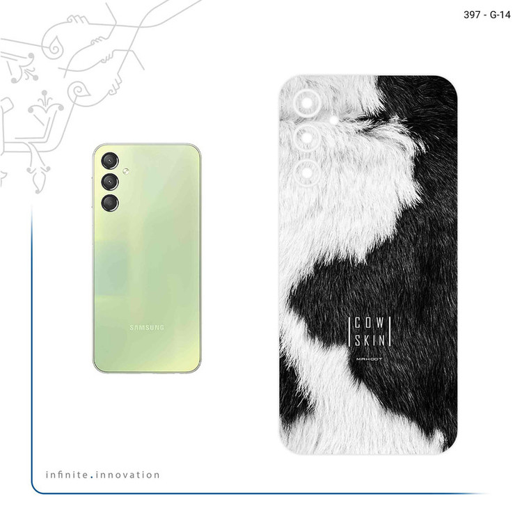 برچسب پوششی ماهوت مدل Cow Skin مناسب برای گوشی موبایل سامسونگ Galaxy A24