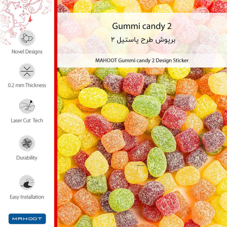 برچسب پوششی ماهوت مدل Gummi candy 2 مناسب برای گوشی موبایل جی پلاس Z10