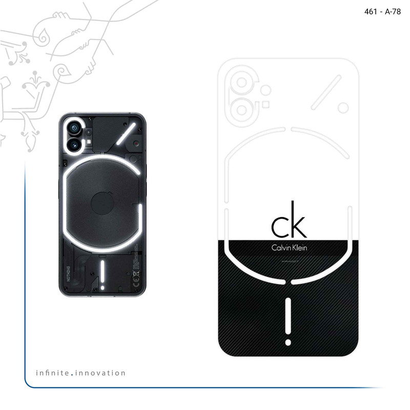 برچسب پوششی ماهوت مدل Calvin Klein مناسب برای گوشی موبایل ناتینگ Phone 1