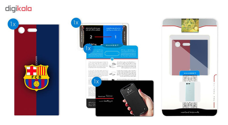 برچسب پوششی ماهوت طرح BARCELONA مناسب برای گوشی موبایل سونی Xperia X Compact