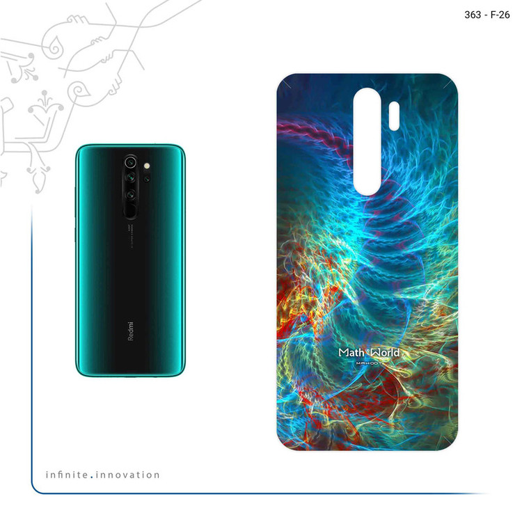 برچسب پوششی ماهوت مدل Mathematical Geometric Shape 1 مناسب برای گوشی موبایل شیائومی Redmi Note 8 Pro