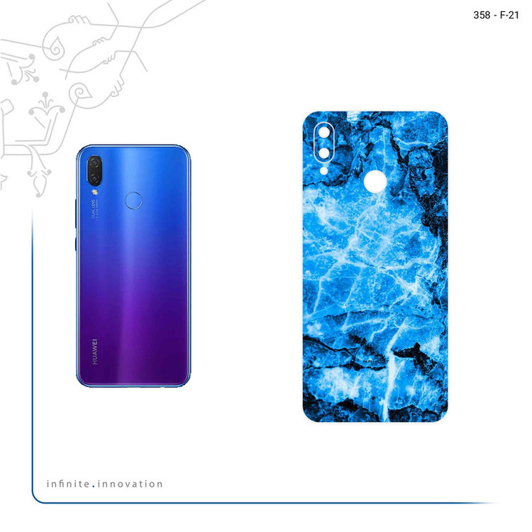 برچسب پوششی ماهوت مدل Blue Marble مناسب برای گوشی موبایل هوآوی Nova 3i