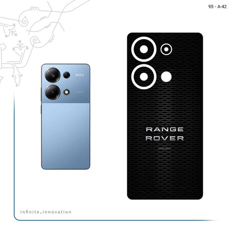 برچسب پوششی ماهوت مدل Range_Rover_Logo مناسب برای گوشی موبایل شیائومی Poco M6 Pro 4G