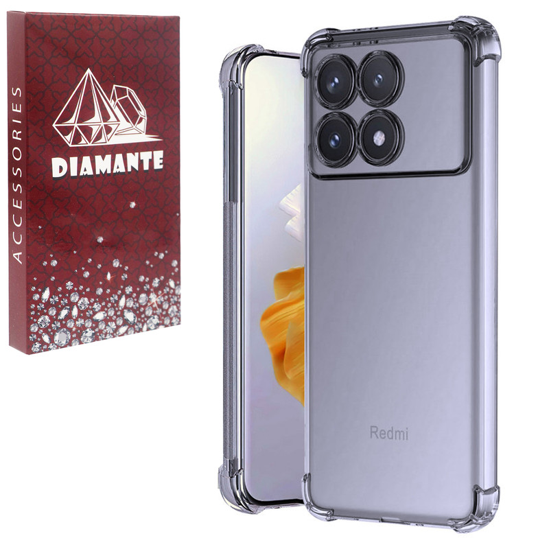 کاور دیامانته مدل ساده مناسب برای گوشی موبایل شیائومی Poco X6 Pro 5G