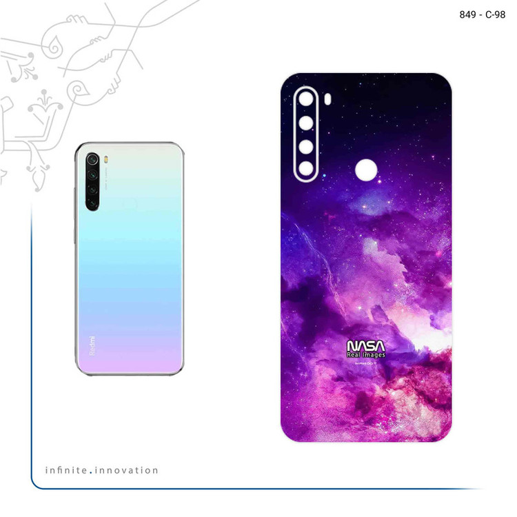 برچسب پوششی ماهوت مدل Universe b NASA 12 مناسب برای گوشی موبایل شیائومی Redmi Note 8 2021
