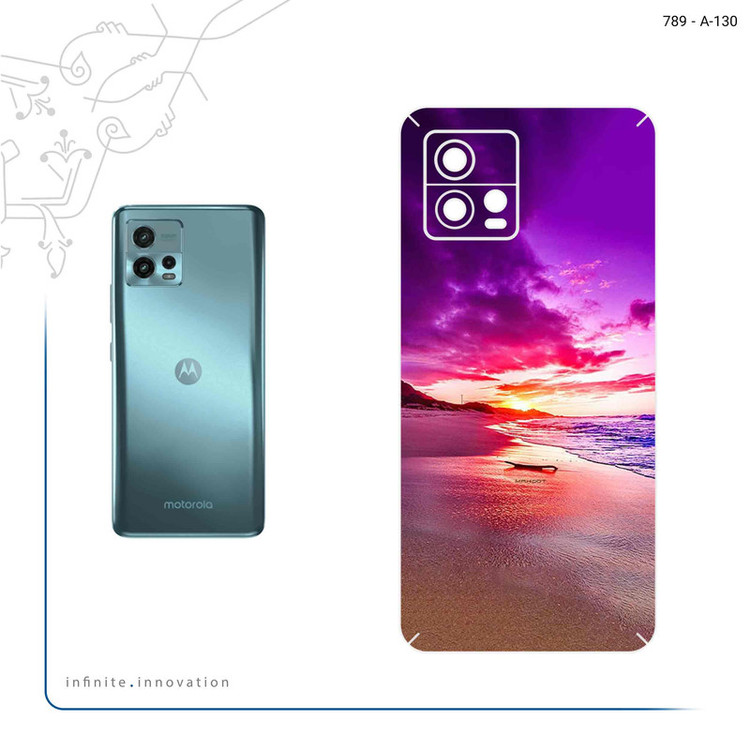 برچسب پوششی ماهوت مدل Sunset مناسب برای گوشی موبایل موتورولا Moto G72