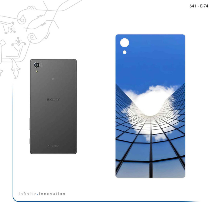برچسب پوششی ماهوت مدل Glass skyscraper مناسب برای گوشی موبایل سونی Xperia Z5