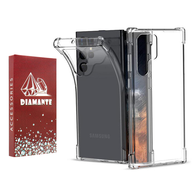 کاور دیامانته مدل ساده مناسب برای گوشی موبایل سامسونگ Galaxy S25 Ultra