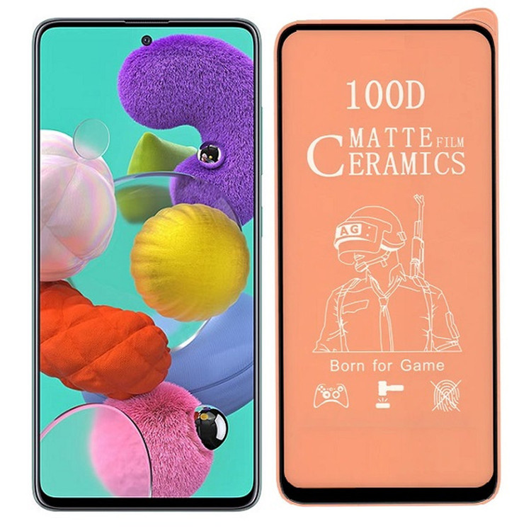 کاور گلدن گارد مدل سیلیکونی مناسب برای گوشی موبایل سامسونگ Galaxy A71 به همراه محافظ صفحه نمایش سرامیک مات