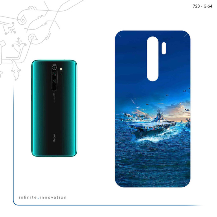 برچسب پوششی ماهوت مدل Warship مناسب برای گوشی موبایل شیائومی Redmi Note 8 Pro