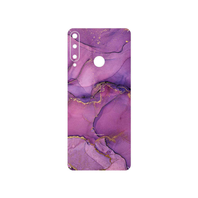 برچسب پوششی ماهوت مدل Purple Marble مناسب برای گوشی موبایل هوآوی Y6p