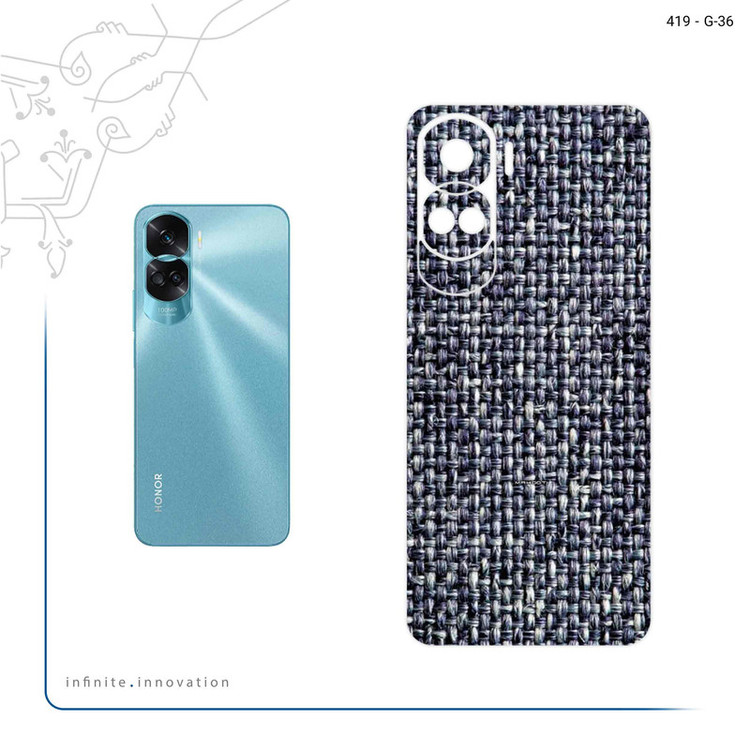 برچسب پوششی ماهوت مدل Fabric Texture 6 مناسب برای گوشی موبایل آنر 90 Lite
