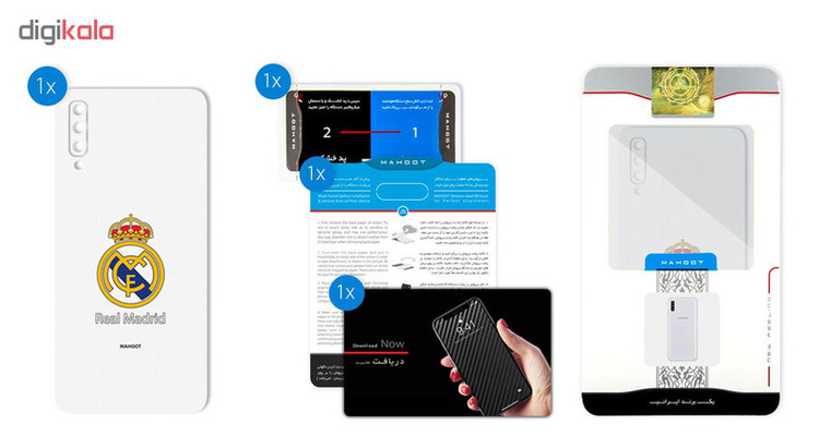 برچسب پوششی ماهوت طرح REAL-MADRID مناسب برای گوشی موبایل سامسونگ Galaxy A70