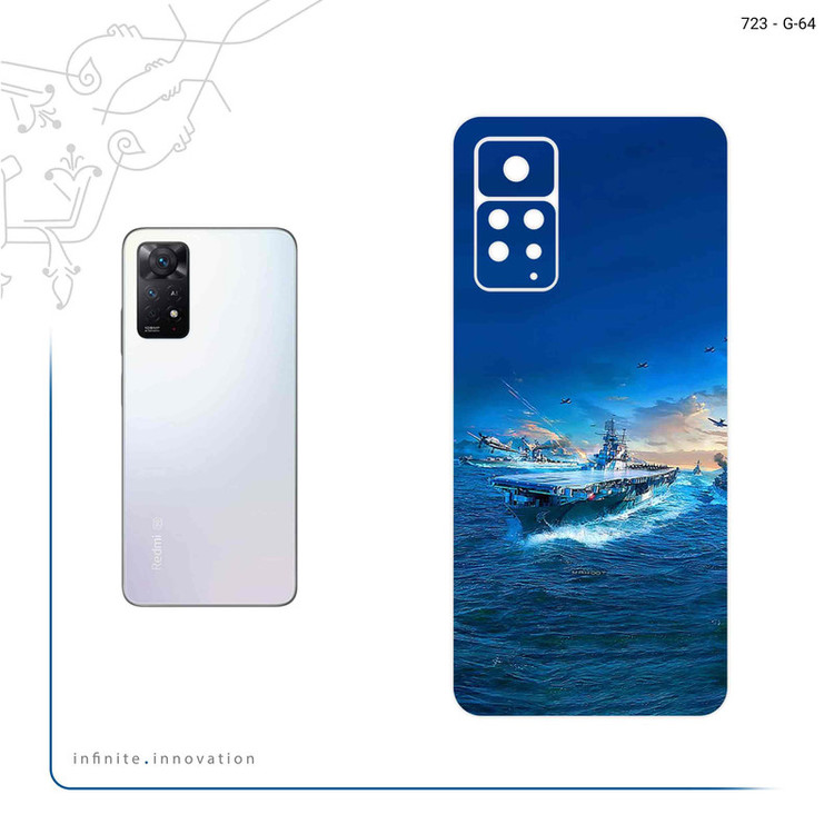 برچسب پوششی ماهوت مدل Warship مناسب برای گوشی موبایل شیائومی Redmi Note 11 Pro Plus 5G (India)