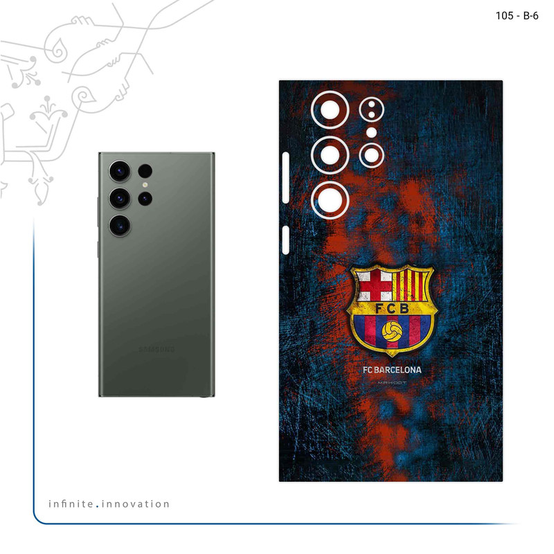 برچسب پوششی ماهوت مدل Barcelona_2 مناسب برای گوشی موبایل سامسونگ Galaxy S23 Ultra