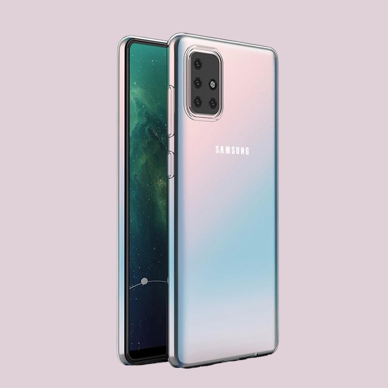 کاور مدل Clear TPU مناسب برای گوشی موبایل سامسونگ Galaxy A71