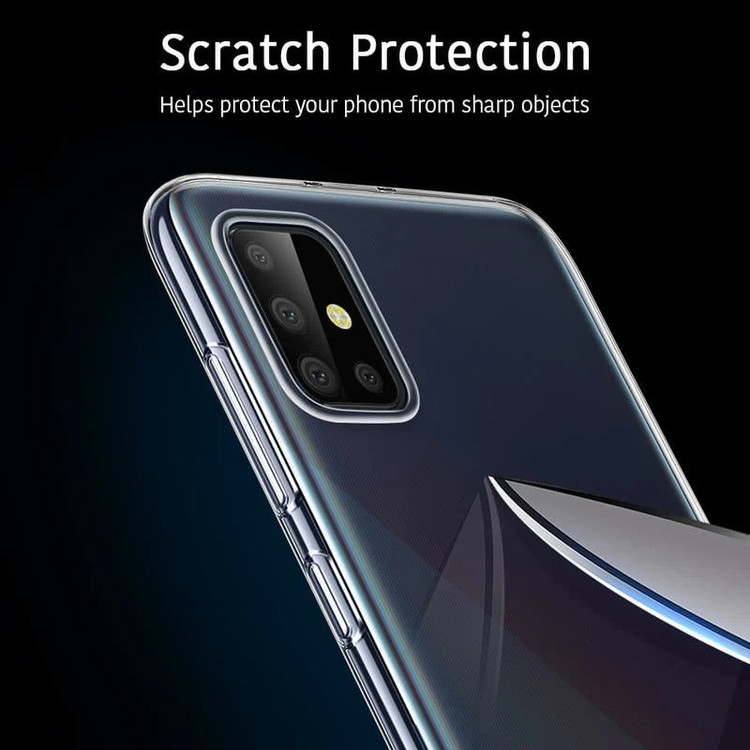 کاور مدل Clear TPU مناسب برای گوشی موبایل سامسونگ Galaxy A71