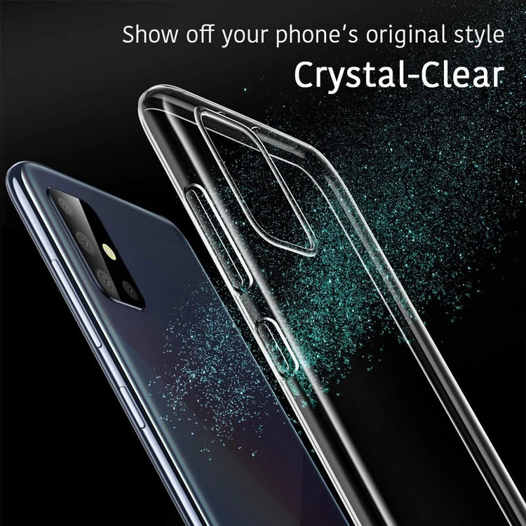 کاور مدل Clear TPU مناسب برای گوشی موبایل سامسونگ Galaxy A71