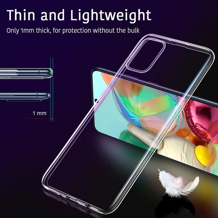 کاور مدل Clear TPU مناسب برای گوشی موبایل سامسونگ Galaxy A71