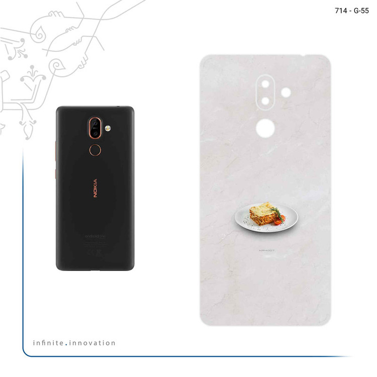 برچسب پوششی ماهوت مدل Lasagne مناسب برای گوشی موبایل نوکیا 7 Plus