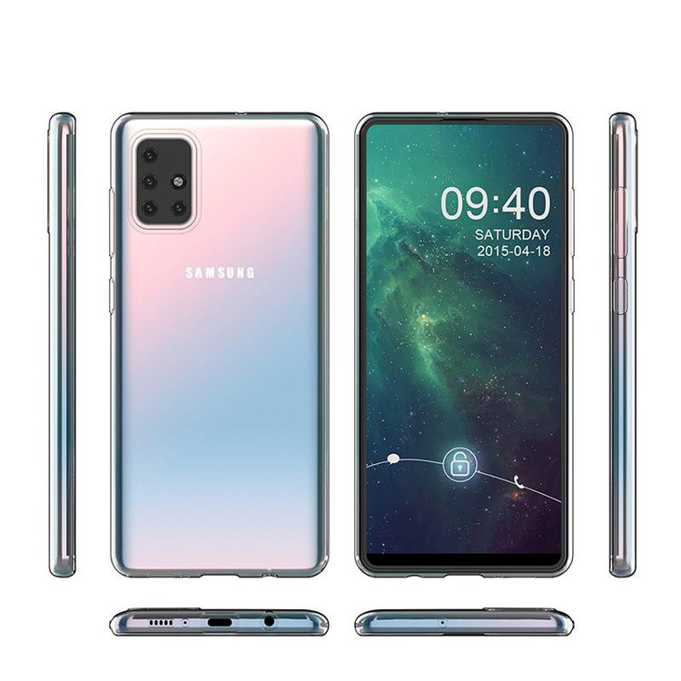 کاور مدل Clear TPU مناسب برای گوشی موبایل سامسونگ Galaxy A71