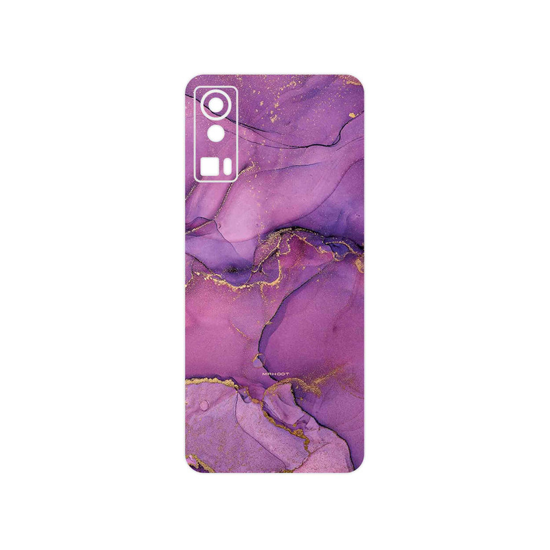 برچسب پوششی ماهوت مدل Purple Marble مناسب برای گوشی موبایل جی پلاس X20