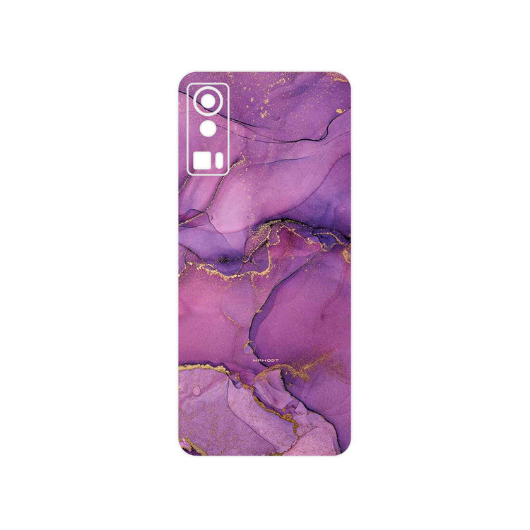 برچسب پوششی ماهوت مدل Purple Marble مناسب برای گوشی موبایل جی پلاس X20