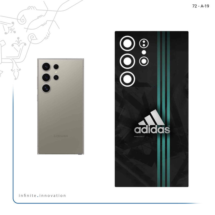 برچسب پوششی ماهوت مدل adidas_Logo مناسب برای گوشی موبایل سامسونگ Galaxy S24 Ultra