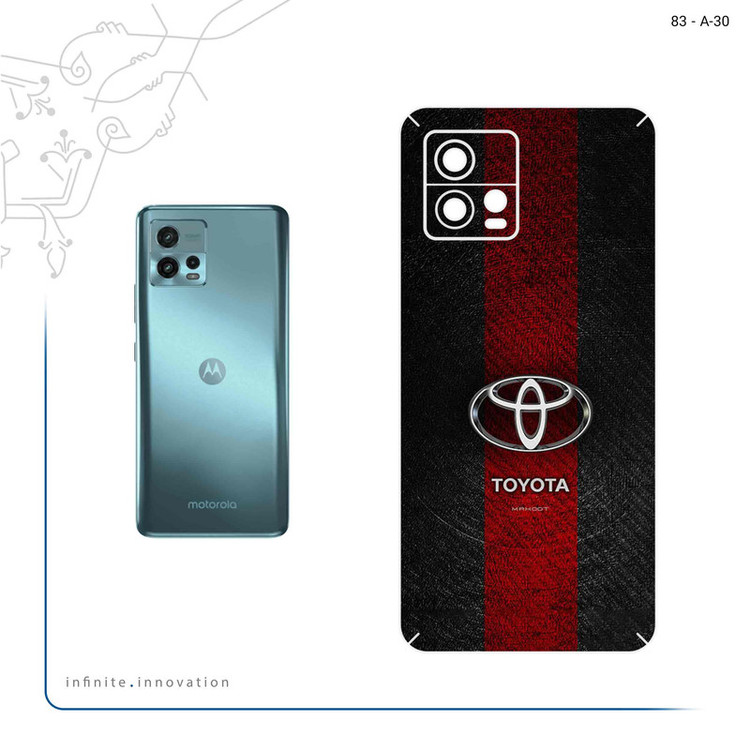 برچسب پوششی ماهوت مدل TOYOTA_Logo مناسب برای گوشی موبایل موتورولا Moto G72