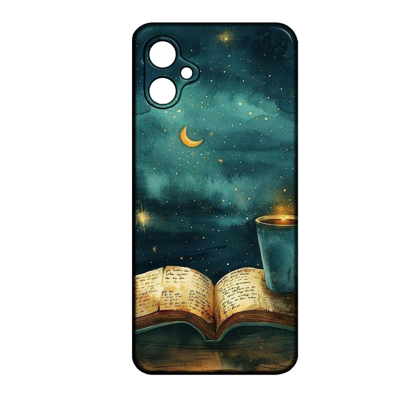 کاور طرح کتاب کد 430 مناسب برای گوشی موبایل سامسونگ Galaxy A06