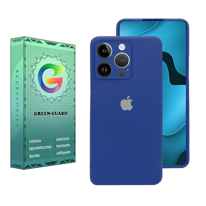 کاور گرین گارد مدل Saro طرح سیلیکونی مناسب برای گوشی موبایل اپل Iphone 14 Pro Max