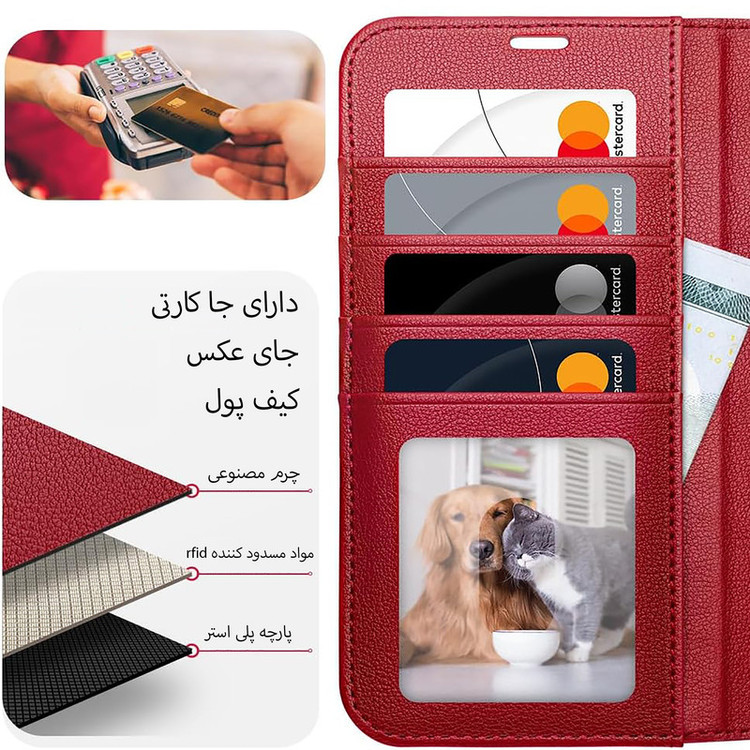 کیف کلاسوری مدل Mavy مناسب برای گوشی موبایل سامسونگ Galaxy S24 FE