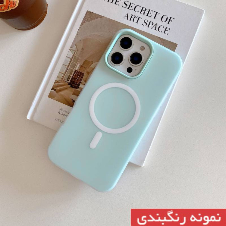 کاور علاالدین قاب مدل سیلیکیونی طرح پاستیلی مناسب برای گوشی موبایل اپل IPhone 16 Pro