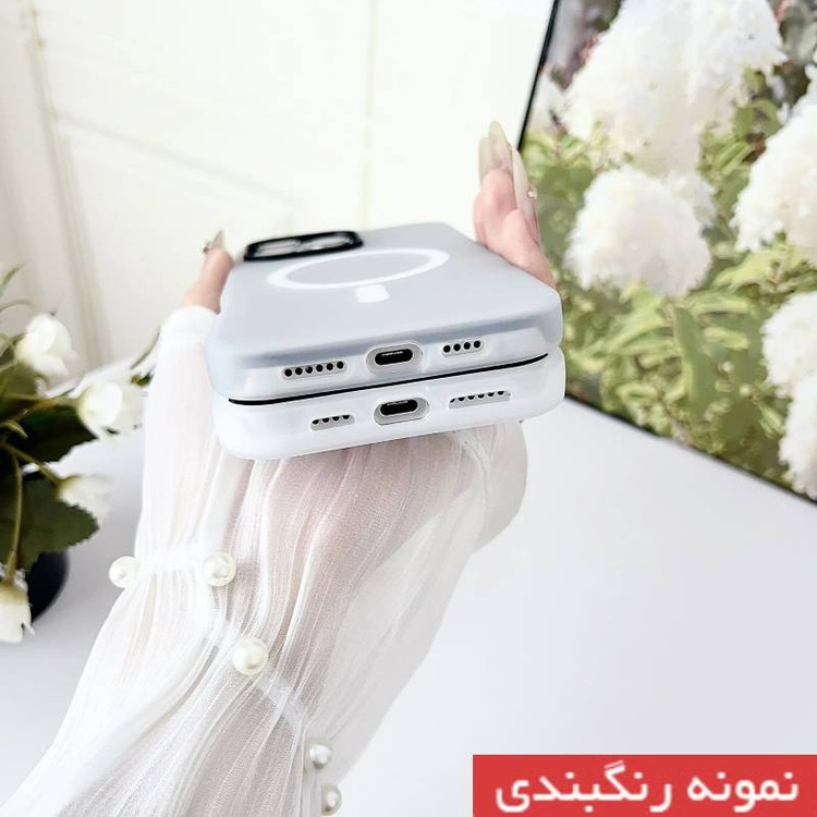 کاور علاالدین قاب مدل سیلیکیونی طرح پاستیلی مناسب برای گوشی موبایل اپل IPhone 16 Pro