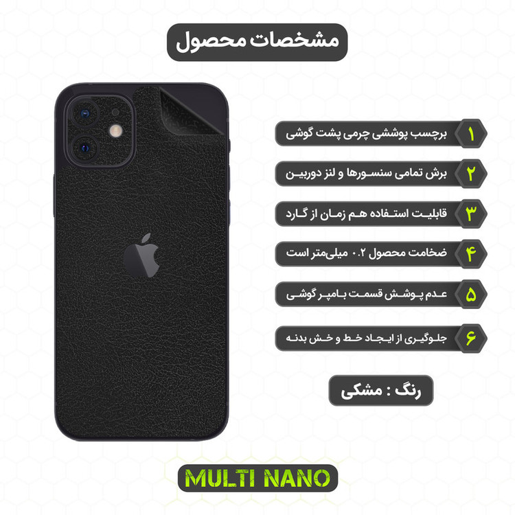 برچسب پوششی مولتی نانو مدل X-F1L مناسب برای گوشی موبایل اپل iPhone 12