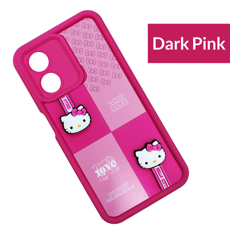 کاور موفی مدل Silicone Puffer Hello Kitty Strap مناسب برای گوشی موبایل موتورولا Moto G04 به همراه بند