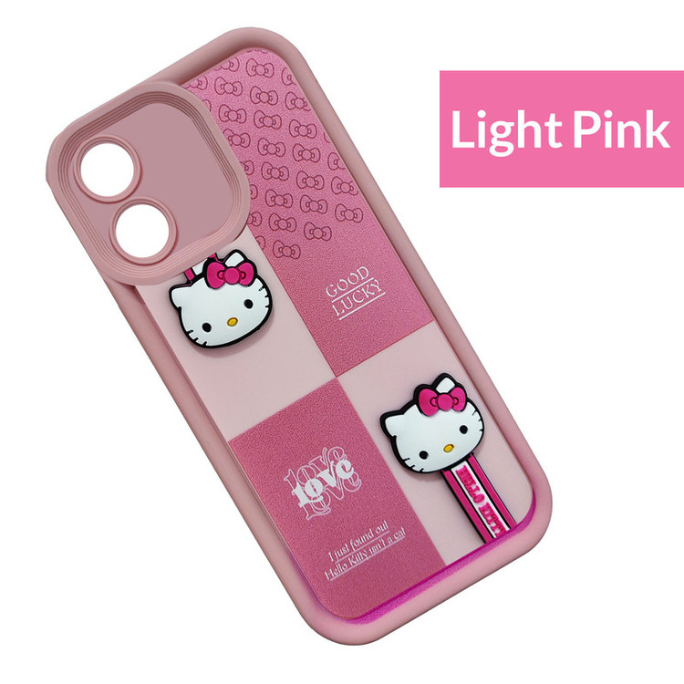 کاور موفی مدل Silicone Puffer Hello Kitty Strap مناسب برای گوشی موبایل موتورولا Moto G04 به همراه بند