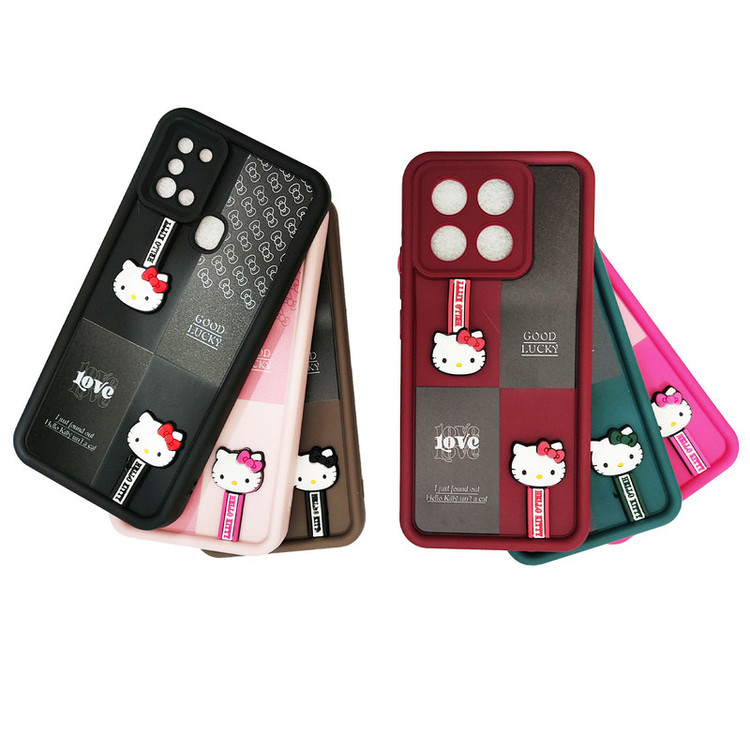 کاور موفی مدل Silicone Puffer Hello Kitty Strap مناسب برای گوشی موبایل موتورولا Moto G04 به همراه بند