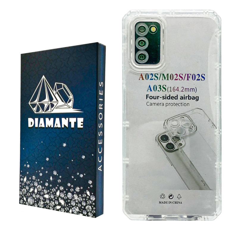 کاور دیامانته مدل Nahid Navy مناسب برای گوشی موبایل سامسونگ Galaxy A02s / A03s