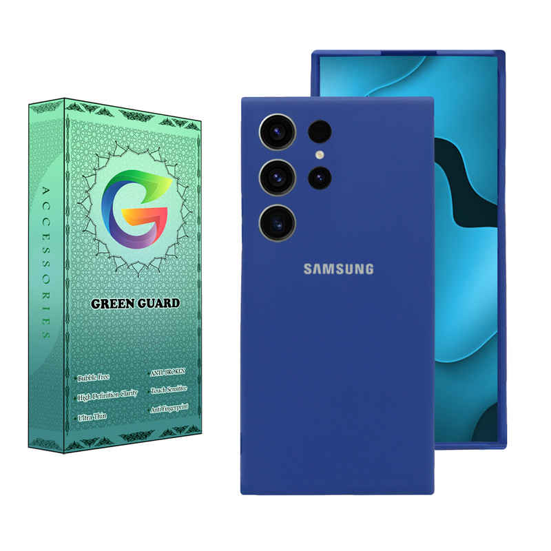 کاور گرین گارد مدل Saro طرح سیلیکونی مناسب برای گوشی موبایل سامسونگ Galaxy S23 Ultra
