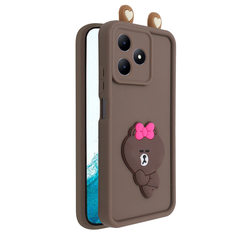 کاور مدل KittyBear مناسب برای گوشی موبایل ریلمی Realme C53