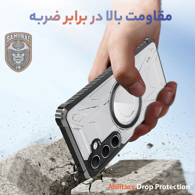 کاور سامورایی مدل Shocksafe مناسب برای گوشی موبایل سامسونگ Galaxy A54 / Galaxy A54 5G